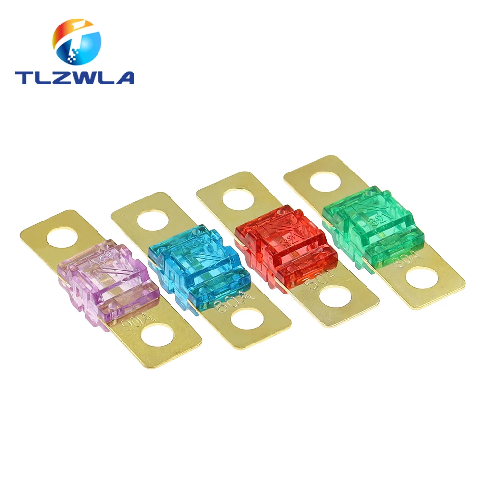 ANS FUSE 20A 30A 40A 50A 60A 70A 80A 100A 125A 150A 175A ANL Gold Plated Stud Car Fuses Mini Car Stereo Audio AFS Fuse