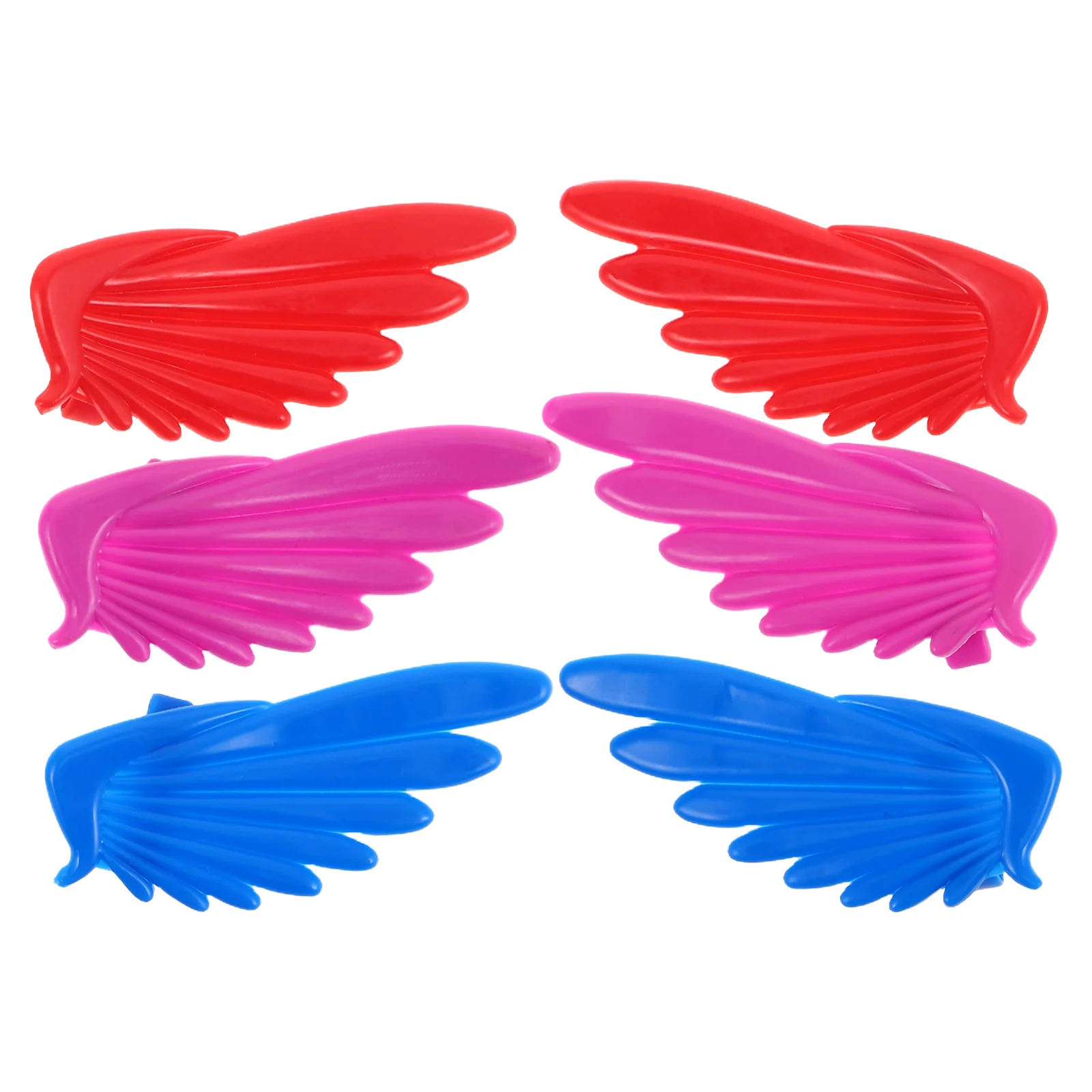

6Pcs Roller Skate Wings Colorful Charming Decorations Creative DIY Accessories Unique Shoe Charms for Stylish Roller Skates