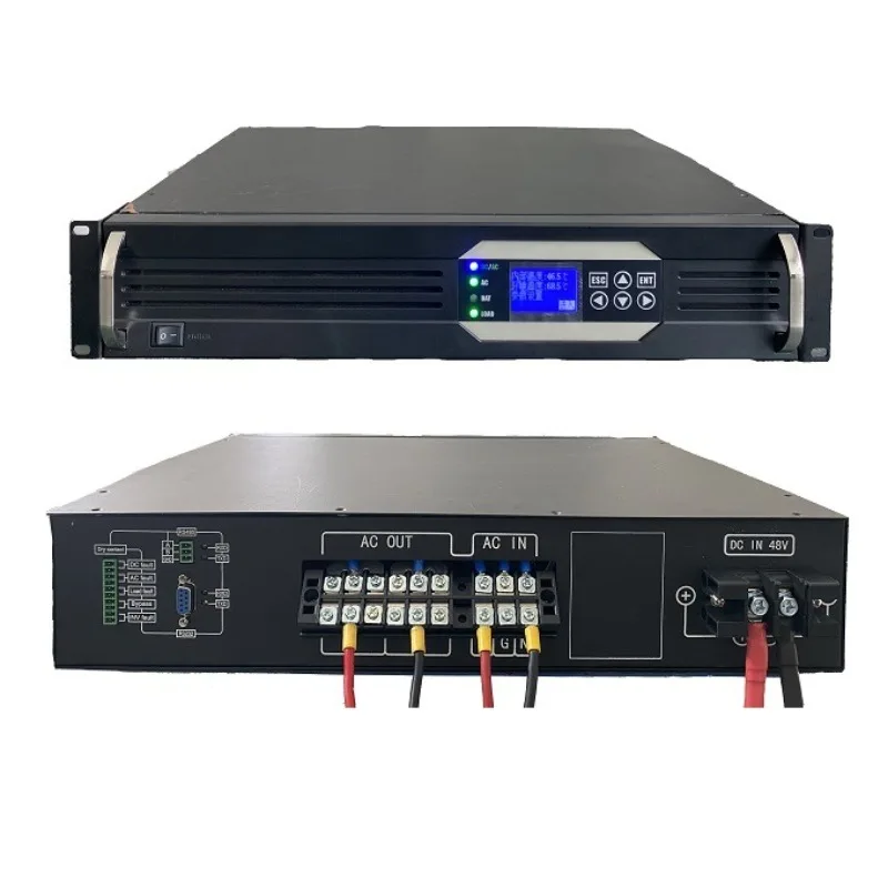 

High Quality - OEM Customizable for Industrial Scenarios, 19 Inch 2u High Frequency Rack Mount Pure Sine Wave 4kVA Inverter