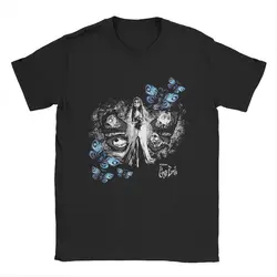 Corpse Bride Emily Butterflies Men's T Shirt Amazing Tee Shirt Short Sleeve O Neck T-Shirts Cotton Gift Idea Tops