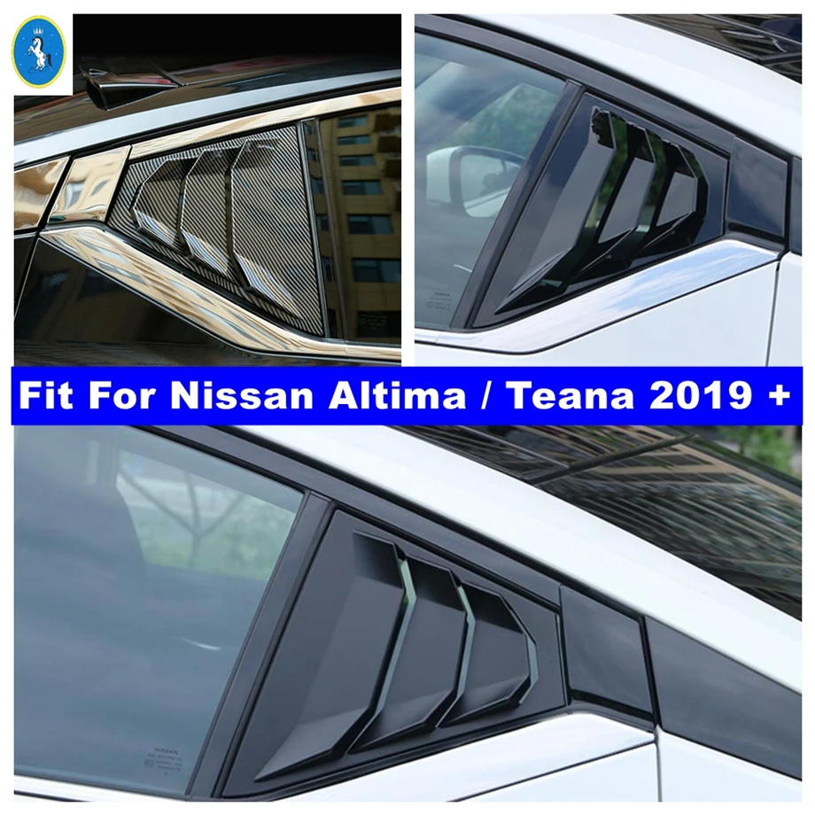 

Car Accessories Rear Window Shutter Cover Trim For Nissan Teana / Altima 2019 - 2023 Window Louver Side Vent Trim Carbon Fiber