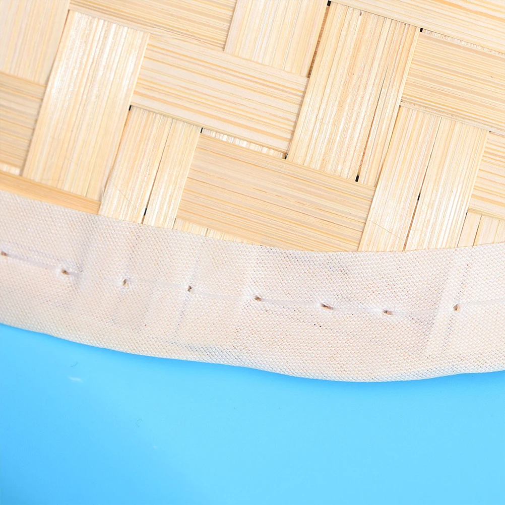 

2 PCS Straw Hat Wall Hanging Funny Party Hats Toddler Traditional Chinese Rice Farmer Wooden