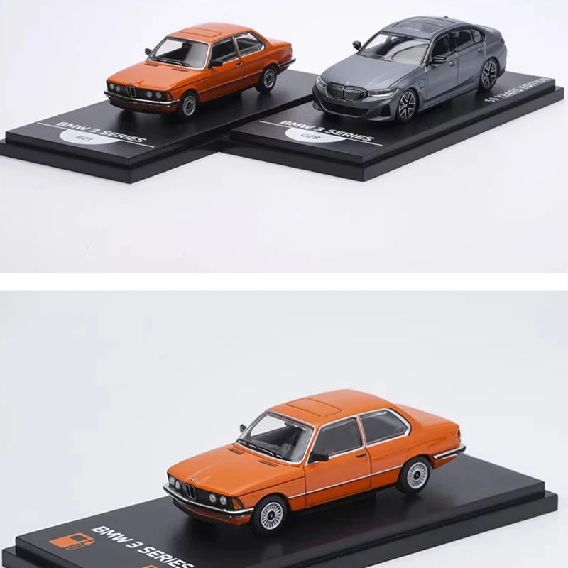 Almost Real 1/64 Car Model BMW 3 Series 50th Anniversary Twin Set AR Box Diecast Alloy Car Model Simulation Collection Boy Gift