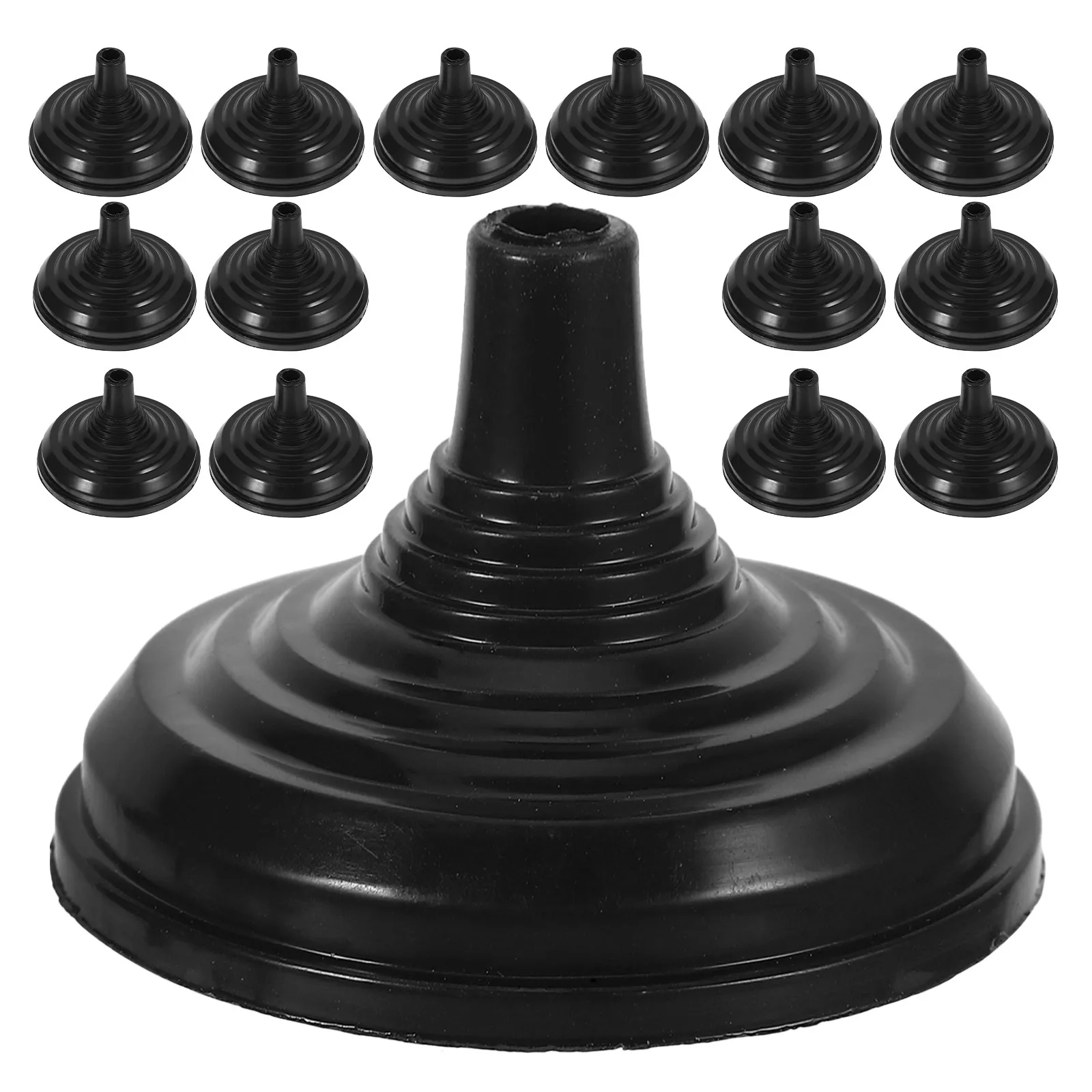 50Pcs Round Base Flagpole Stand Mini Flag Holder Compact Stable Desk Display for Office Tabletop Party Decorations