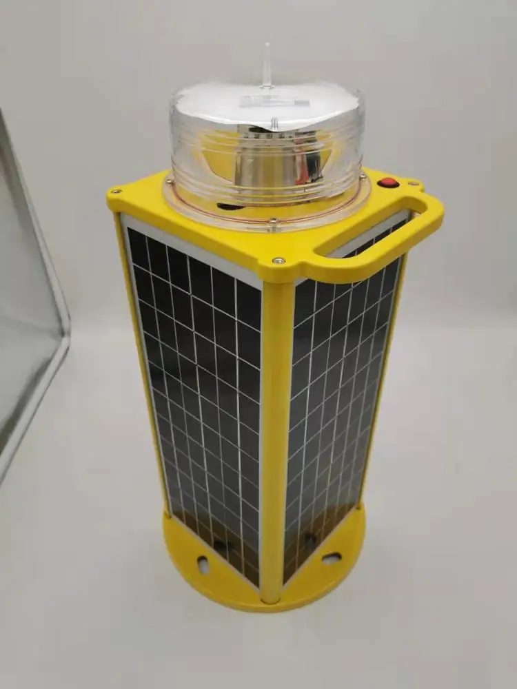 Li-ion Battery Navigation Lantern 5-7nm Solar Marine Buoy Light