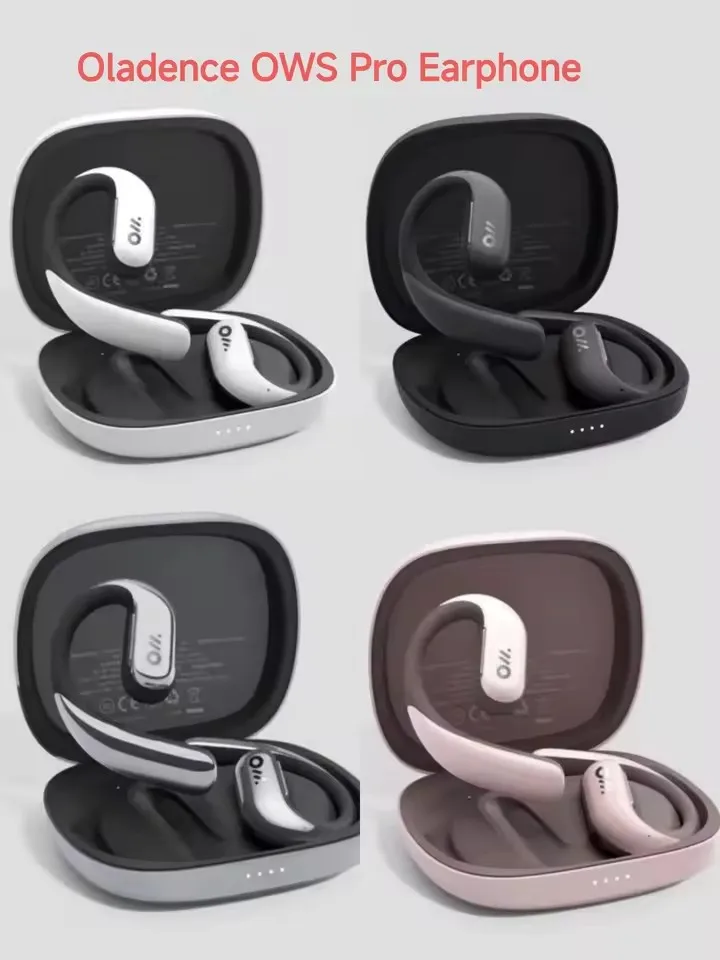 

NEW Oladance Ows Pro Earphones Wireless Bluetooth Open Ear Headphone 3 Mode Play with Charging Case For Sports Running