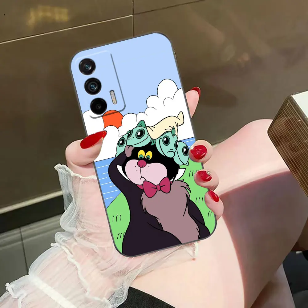 D-Disney Bad Cat Lucifer Phone Case For OPPO REALME GT NEO 2 Master NARZO 50I 50A 50 Pro X50 C65 C55 C53 C35 C33 C30S C30 Case image 2