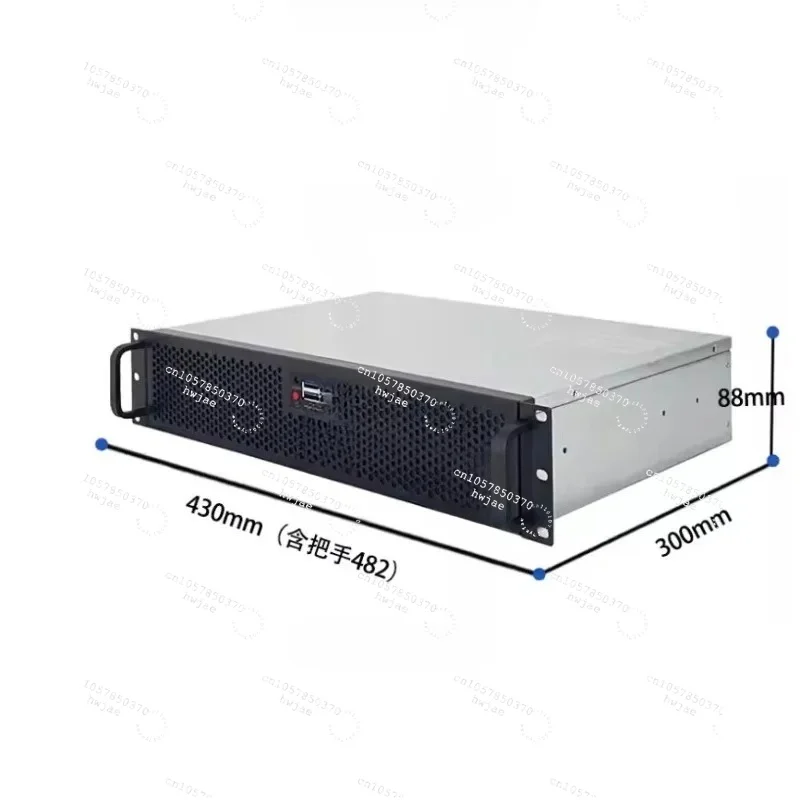 2U-300 Industrial Control Server Chassis 30cm Deep Short Box