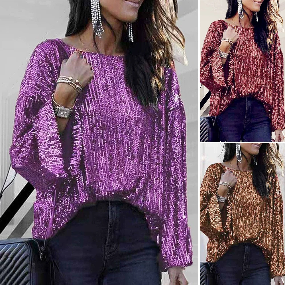 

Mia Muse Women's Blouses Summer Mature Vibe Chic Embroidered Flares Metal Decoration Plain Flare Sleeve Boat Neck Daily Blouses