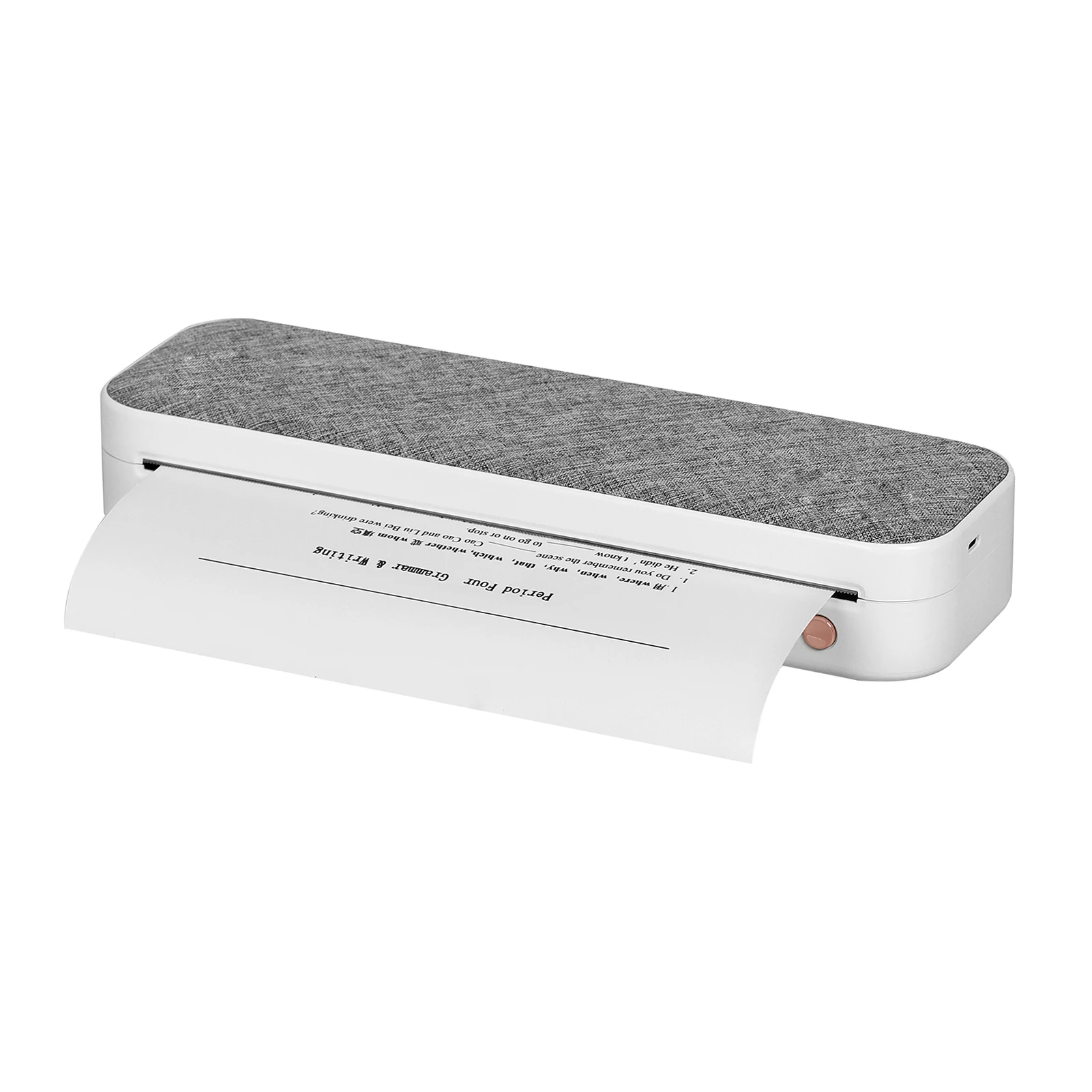 【ใหม่】เครื่องพิมพ์ภาพถ่ายไร้สายแบบพกพา A4 เชื่อมต่อ USB และบลูทูธ พร้อมกระดาษความร้อน 1 ม้วน รองรับการพิมพ์กระดาษขนาด 2 นิ้ว/3 นิ้ว/4 นิ้ว พิมพ์ไฟล์ PDF