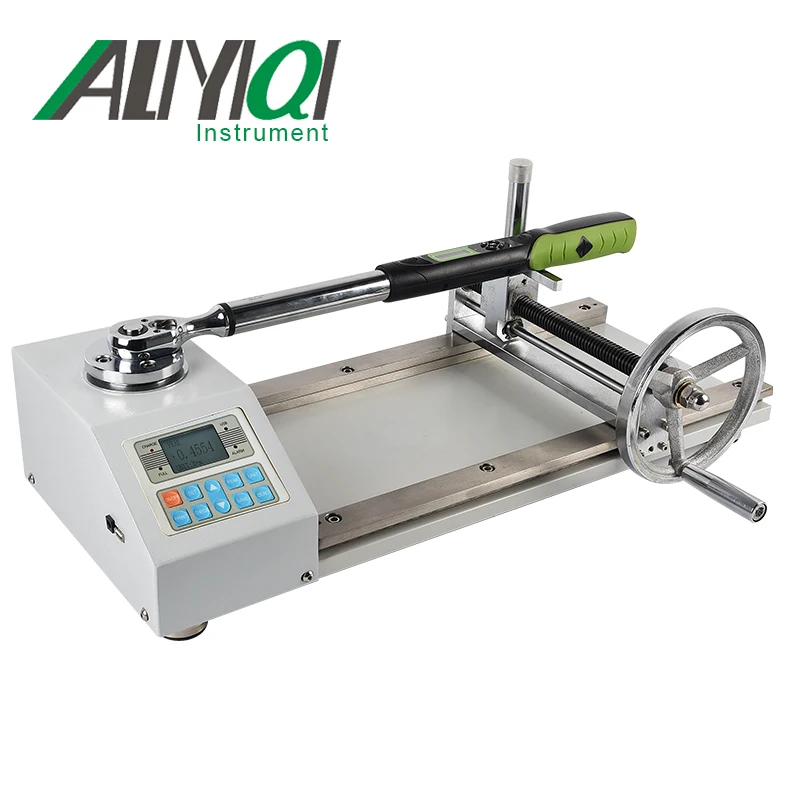 ALIYIQI 1-Year Digital Torque Wrench Calibration Tester 500N.m 1% Precision IP65 Protection 4 Adapters 2000Hz Multi-Unit Testing
