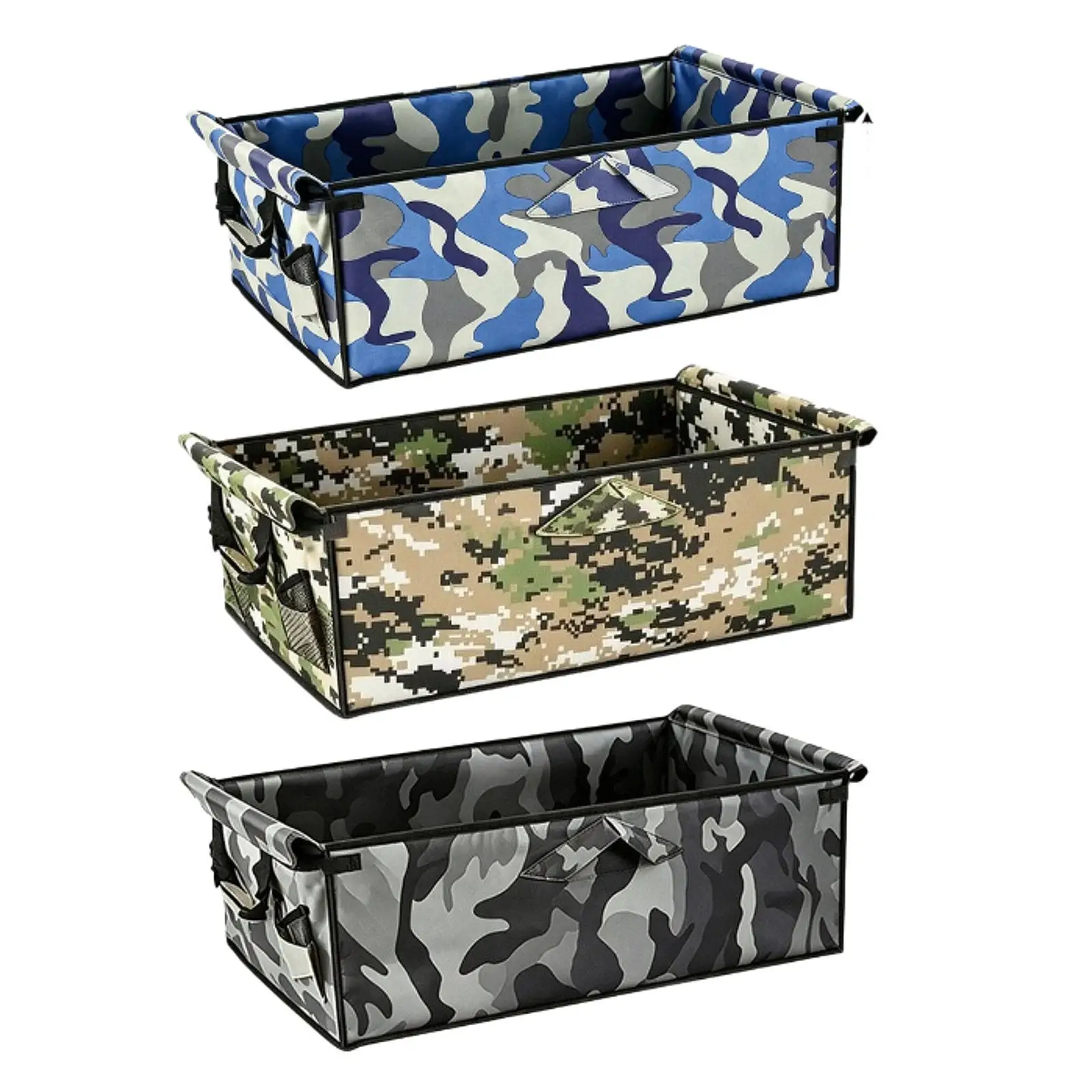 Foldable Pocket Wagon Liner Oxford Cloth Waterproof Replacement Bag for Camping Garden Utility Cart