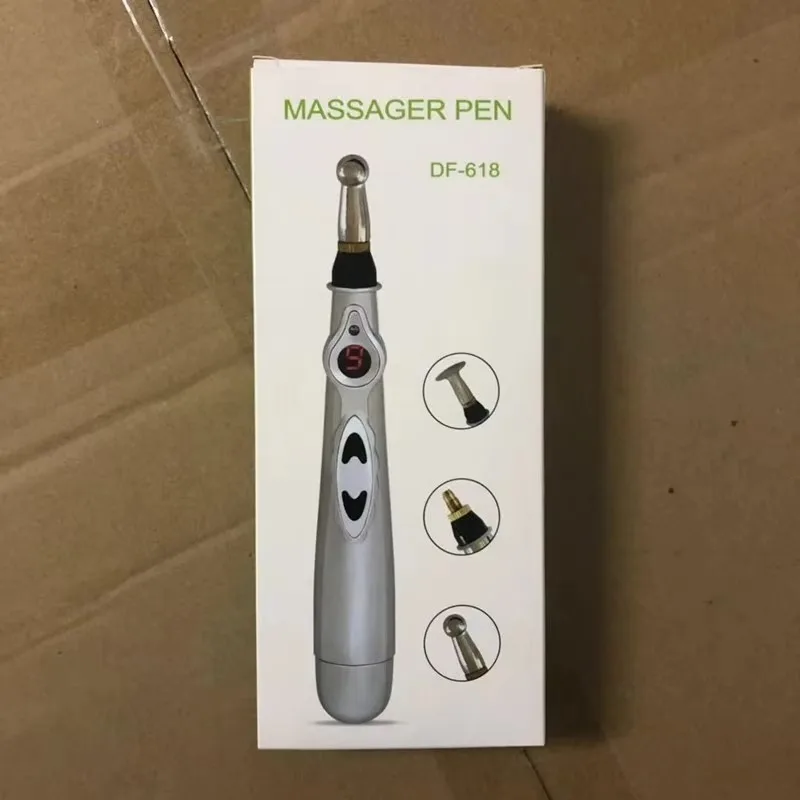 Electronic Acupuncture Pen Is Used To Massage Meridian Energy