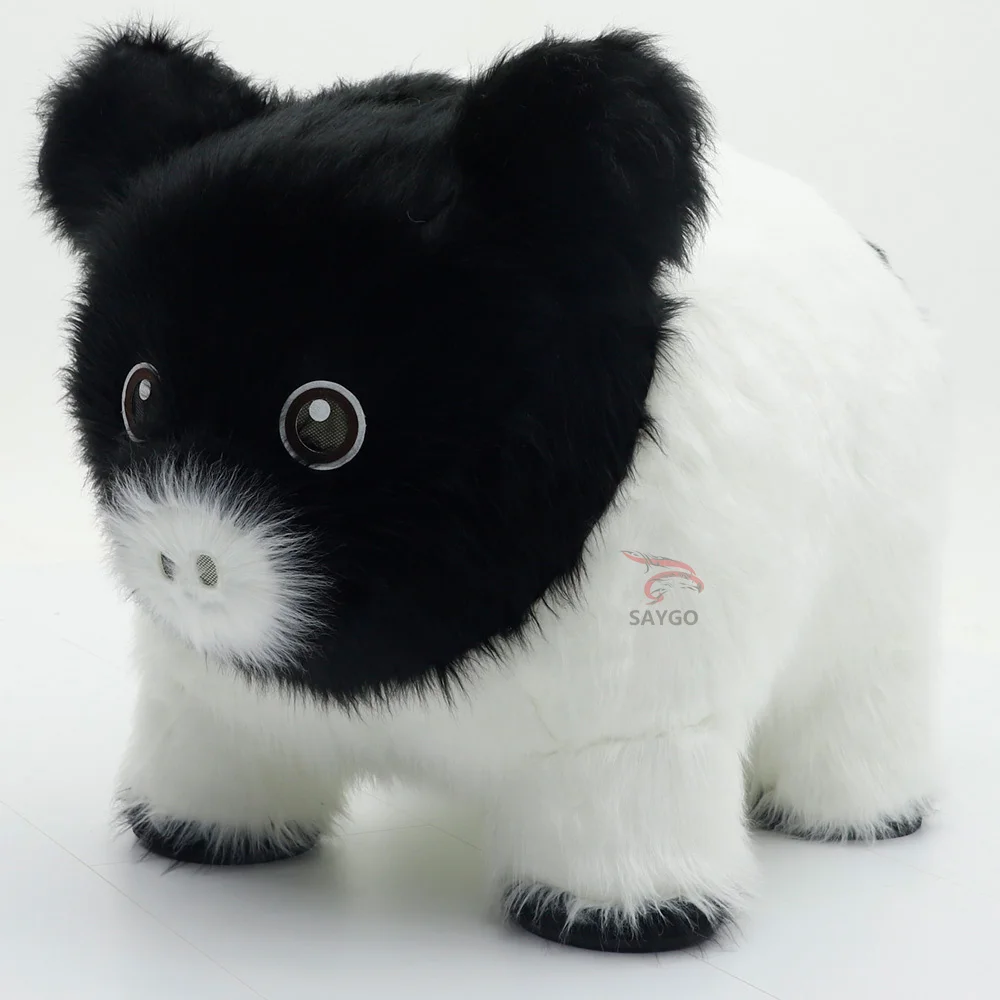 

Giant Plush Inflatable Christmas Pig Mascot Costume Walking Doll Clothes Halloween Carnival Fancy Party Suits Not Battery