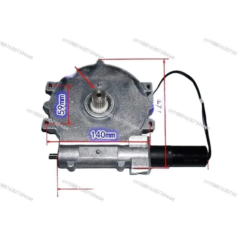 

Brushless Planetary Reduction Worm Gear Reduction Motor 12V2 RPM Low-speed High Torque Worm Gear Reduction 12V BL2847