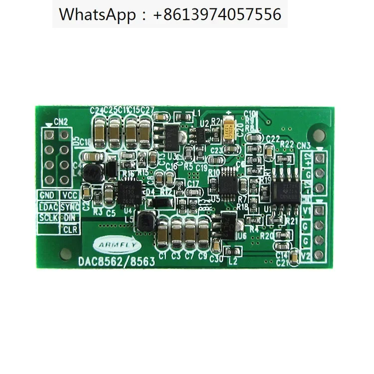 work at DAC8562 DAC8563 dual 16 bit DAC module outputs positive and negative 10V