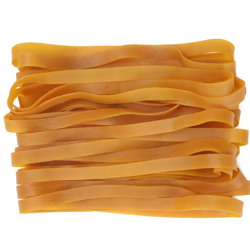 10-50Pcs Brown Elastic Rubber Bands Stretchable Sturdy Rubber Band For Office School Home Storage Sealing Stretchable Dia.60mm