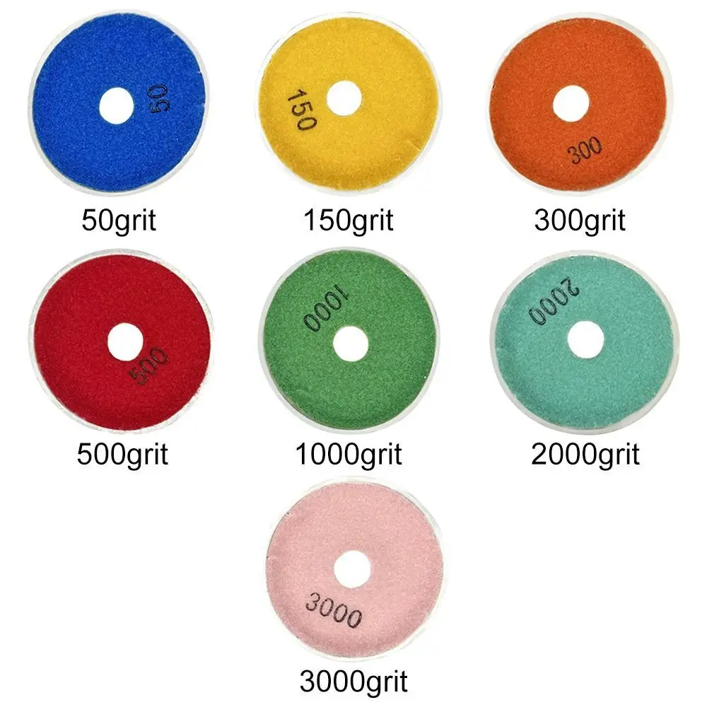 4Inch 100mm Curved Soft Grinding Disc Wet Polishing Wheel Bowl-shaped Diamond Sanding Pad Practical Abrasive Tools Accessories