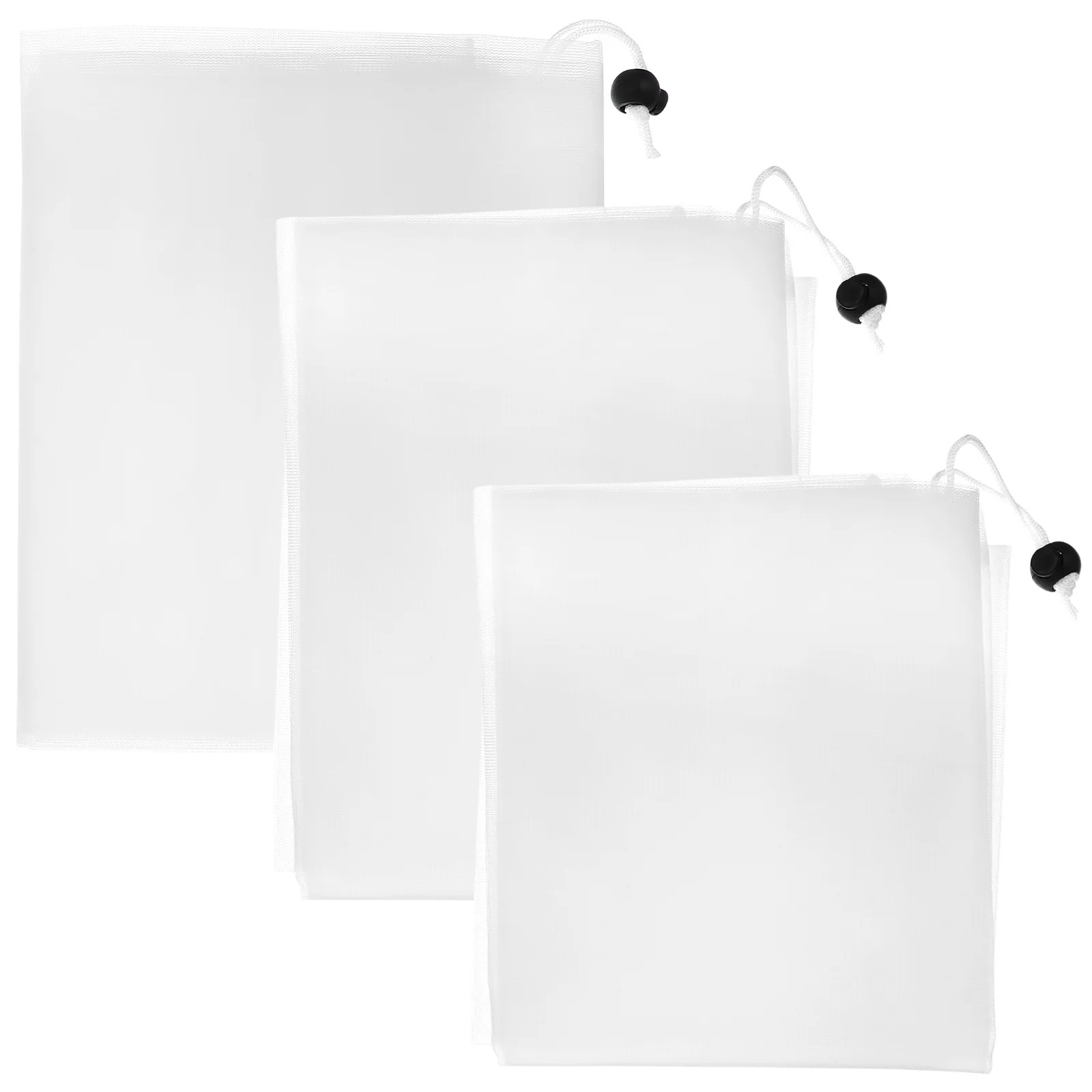 3 pçs planta rede respirável pe malha cobre com cordão para cordão planta cobre jardim legumes frutas arbustos