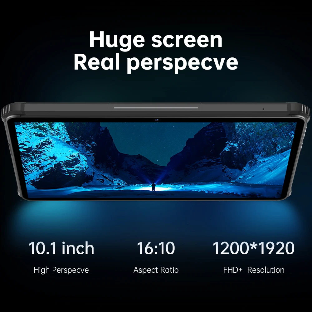 OUKITEL-Tableta RT1 resistente con pantalla FHD de 10000 pulgadas, dispositivo con batería de 10,1 mAh, IP68/69K, 4GB + 64GB, Octa Core, Android, 4G