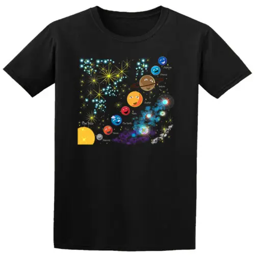 The Solar System Boys Girls  Funny Classic Tee Top Kids T-Shirts #DG