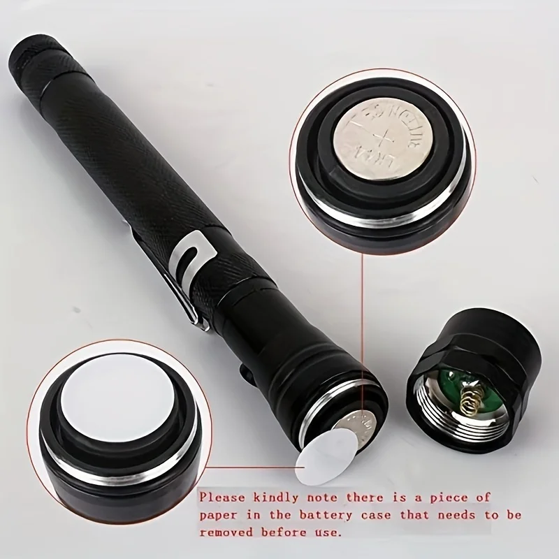 1pc magnetic flashlight, retractable magnetic 3 LED flashlight, neck can be extended to 22 inches.