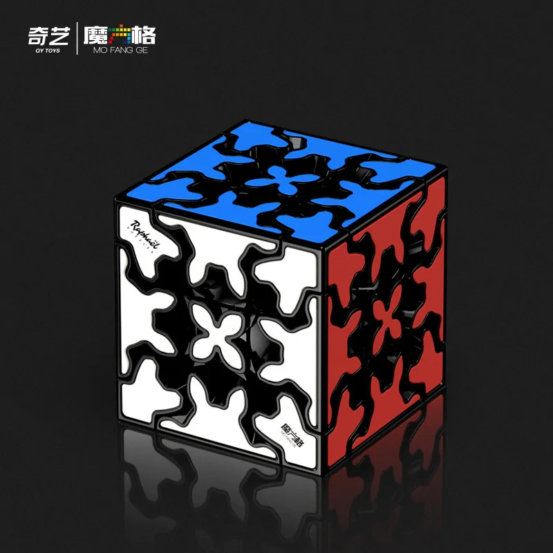 QiYi Gear 3x3 Pyraminx Magic Speed Cube Stickerless Professional Fidget Toys QiYi Gear Ball Cubo Magico Qiyi Carzy Gear Cylinder