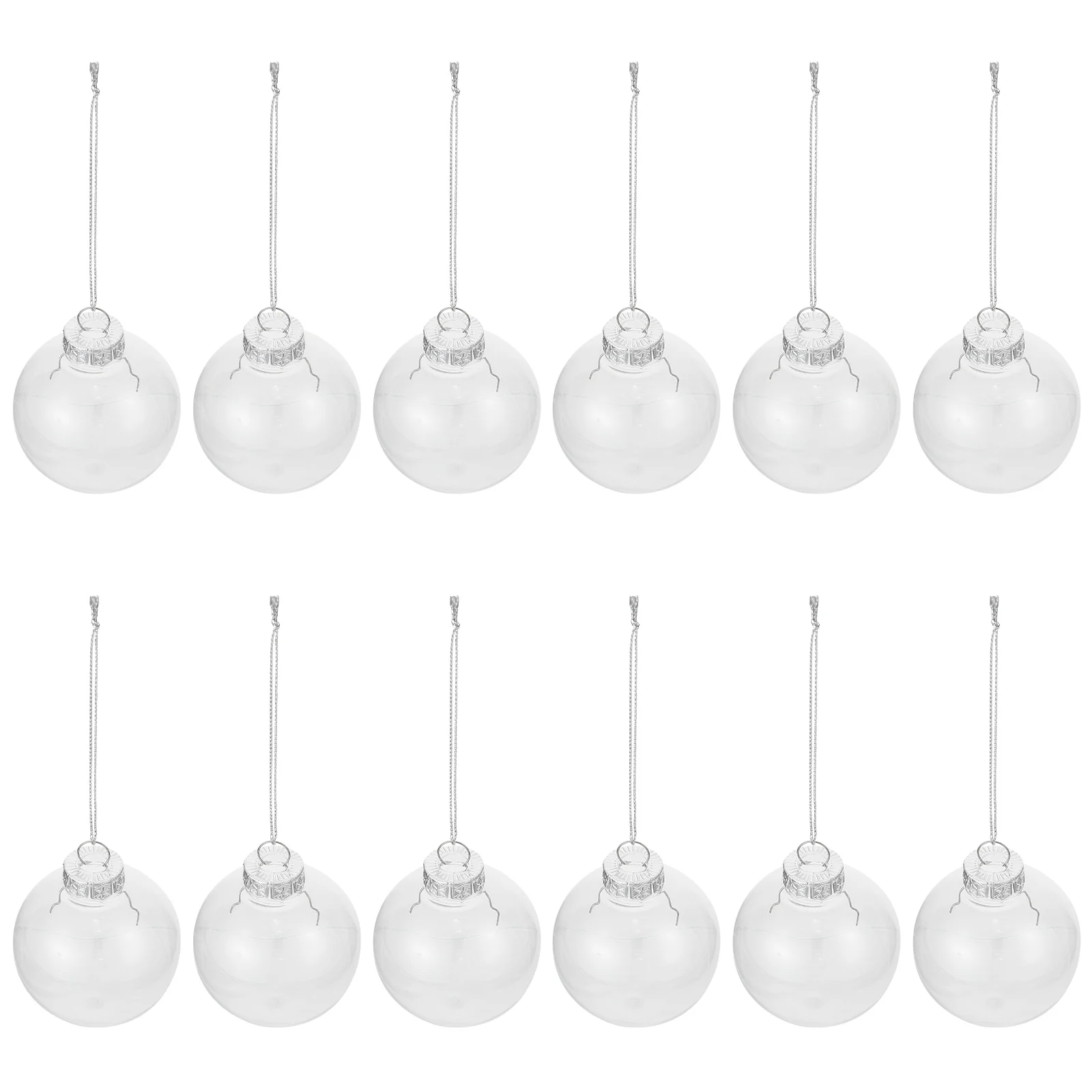 

12 Pcs Christmas Tree Pendant Festive Ornament Party Decorations Decorative Balls Hanging Ornaments Household