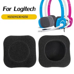 2pcs Ear Pads Foam Headphone Cushions Earpad For Logitech H150 H130 H250 H151 Breathable Soft Sponge Replacement Comfortable
