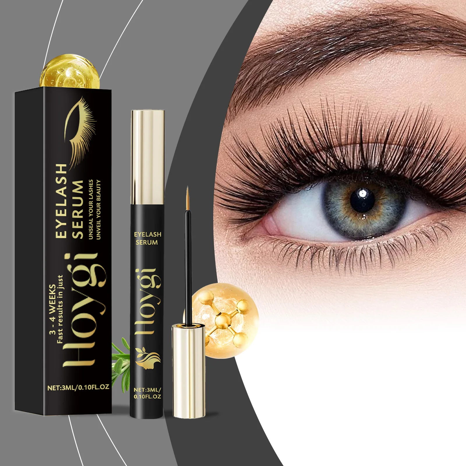 速いまつげ成長血清 より厚いまつげを強化する血清 より長く、より豊かな自然なボリュームをもたらす血清 細いカールまつげ アイケア