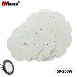 5pc UFO LED High Bay Light Plate 50W 100W 150W 200W DC85-17V San'an SMD3030 Chips Doide Source PCB For Factory Lamps Replace DIY