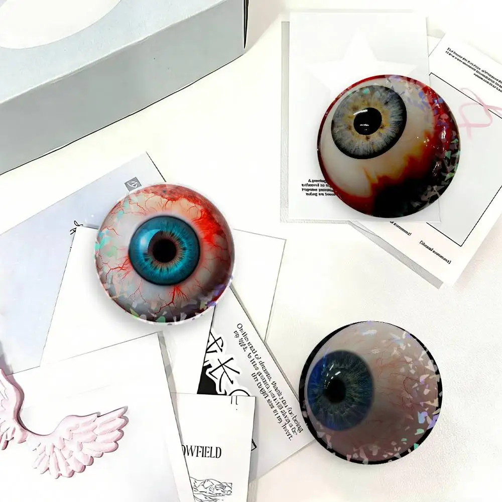 Halloween Eyeball Fashion Personality Laser Badge Clothes Backpacks Hats Accessories Gifts For Children Friends Collectibles