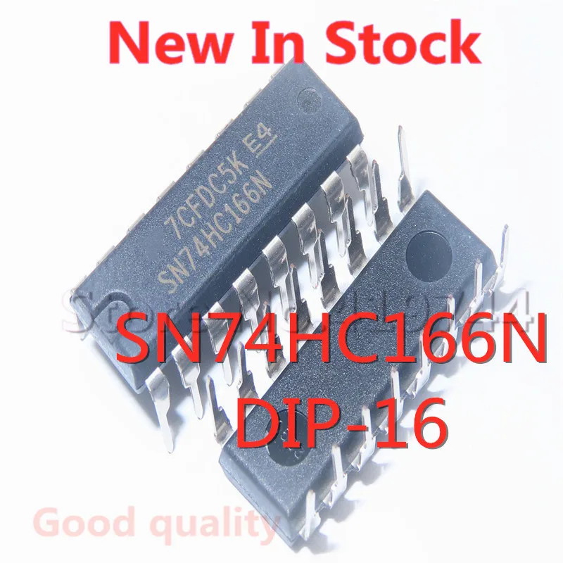 5PCS/LOT 74HC166 SN74HC166N DIP-16 shift register In Stock NEW original IC