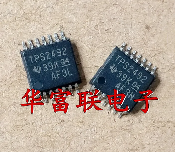 Free shipping   TPS2492PWR.TPS2492  TSSOP-14    10PCS  As shown