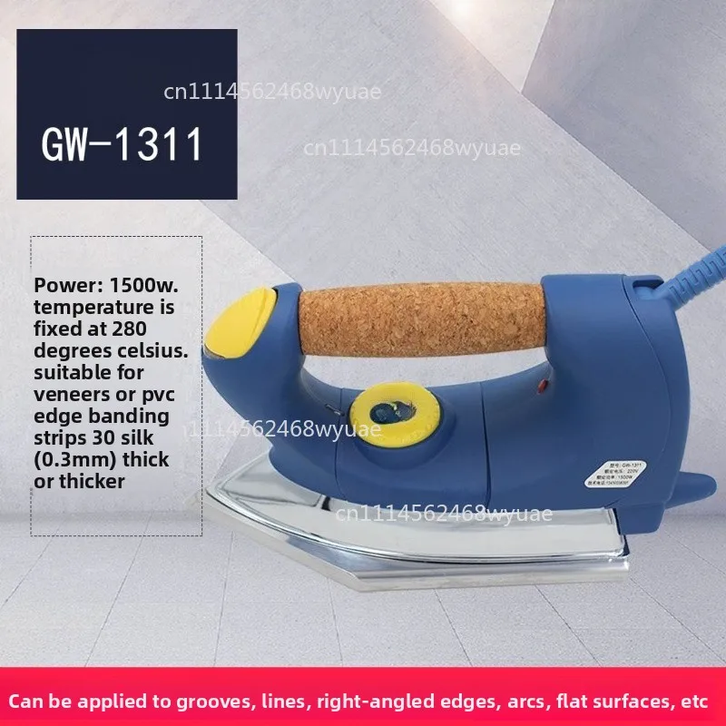 Wooden Veneer High Temperature Special-Shaped Line Edge Banding Electric Iron Ironing Tool Gw1311