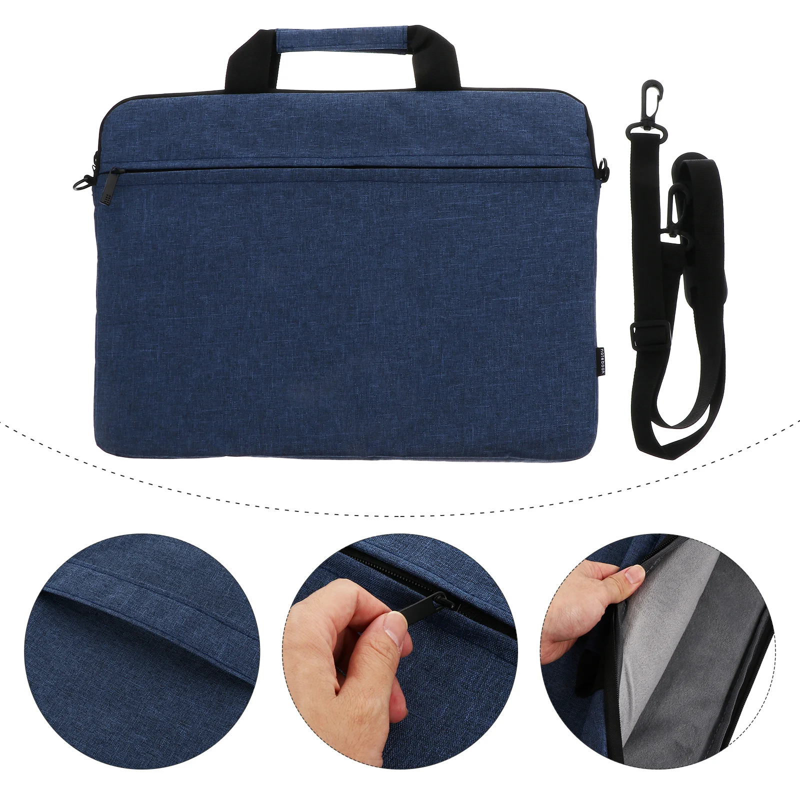 

Laptop Organizer Storage Pouch Anti Fall Smooth Zipper Portable Fashion Computer Bag for Various Occasions Laptop Bag