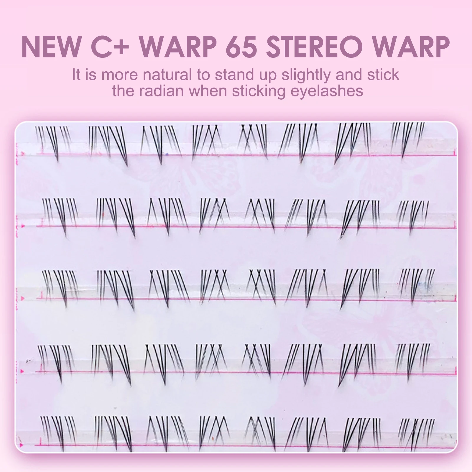 10 Rows 5-6mm Air Lower Eyelashes Fairy Fake LashesSegmented Natural Under Lashes Manga Bottom Lashes Makeup Eyelash Makeup Tool