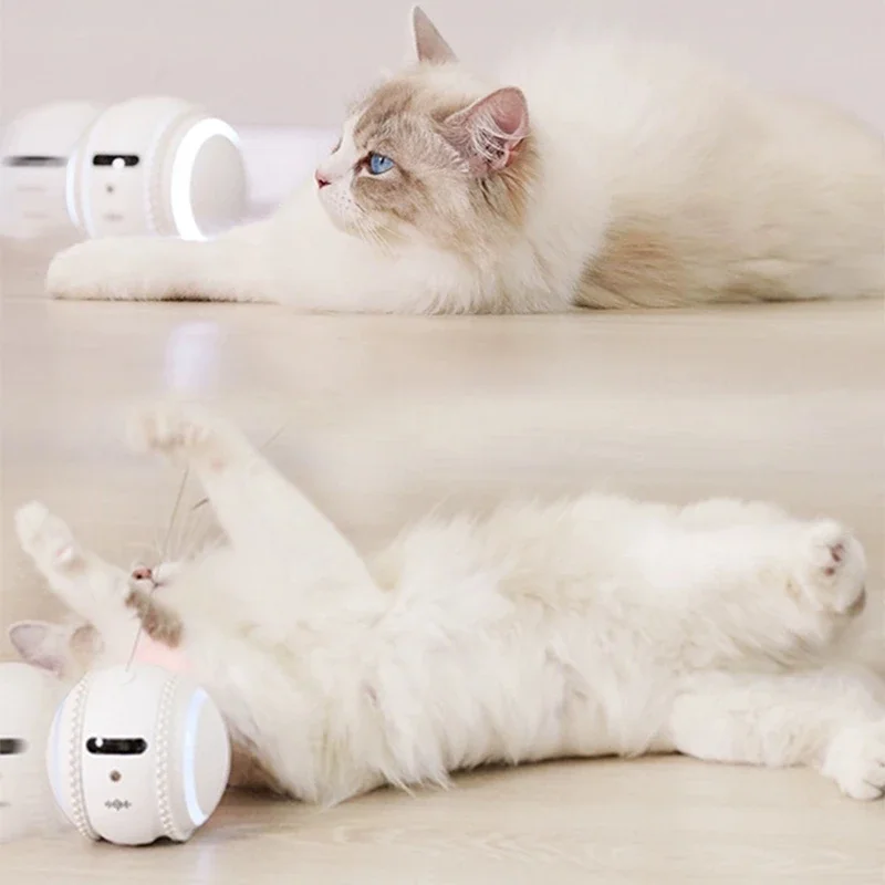 Intelligent Pet Toy Smart Automatic Interactive Rolling Ball Cat Toy with HD Camera Stocked Feature