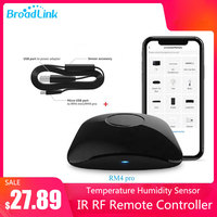 BroadLink RM4 Pro + HTS2  Version Wireless Universal Remote Hub with Smart Home Solution