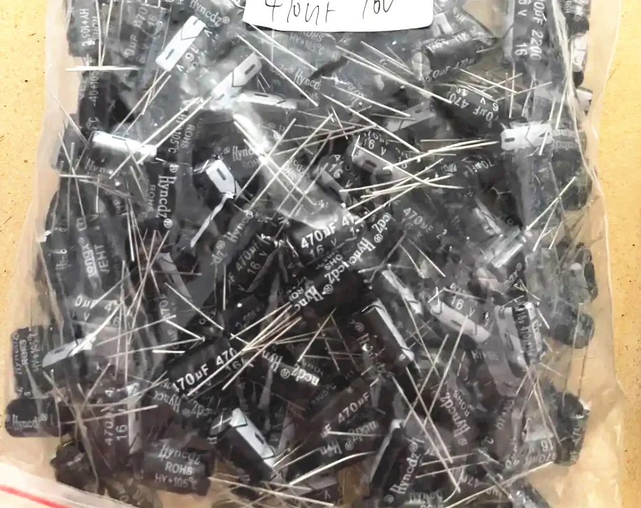 Clearance sale 20PCS 470UF 16V direct-plug electrolytic capacitor