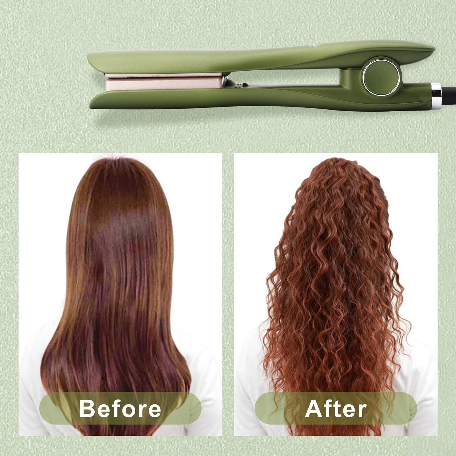 Hair Curling Iron Hair Curler Wand Professional Curly Ceramic Electric Salon Styling Tool Crimping Iron