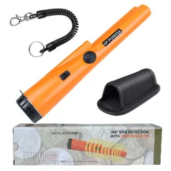 GPHandheld Metal Detector Pinpointer One Button Operation Audio And Vibrate Alarm 360 Degree Searching Treasure Hunting For Coin