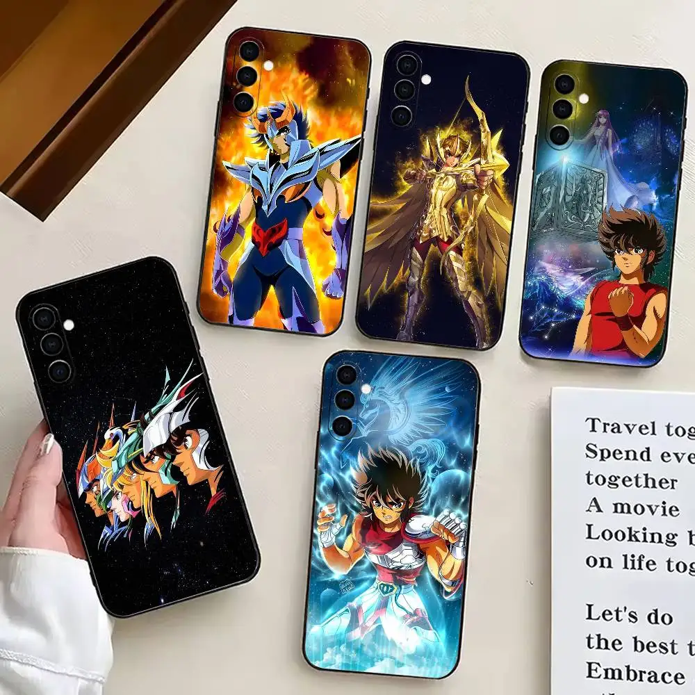 

S-Saint S-Seiya Knights Z-Zodiac -ES Phone Case For Samsung Galaxy A73,A72,A71,A70,A53,A52,A51,Others Soft Black Cover