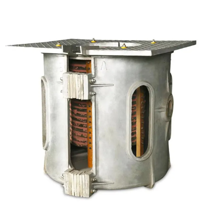 Blast Furnace For Iron Medium Frequency Induction Furnace For 1000Kg Copper Brass Bronze Wire Scrap Smelting Industrial Furnace