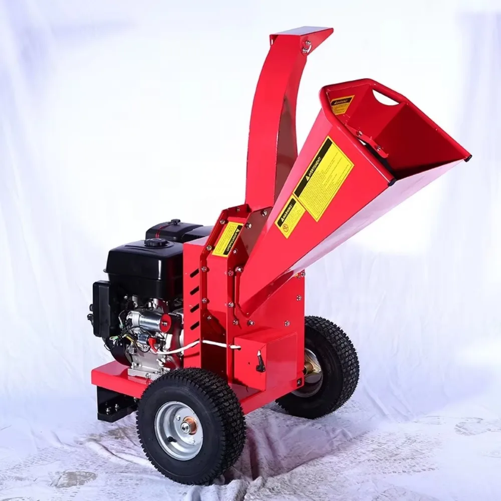 Top Selling 100mm Wood Chip Shredder Petrol Garden Shredder Chipper