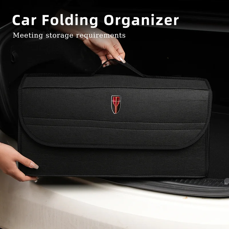 

Car Trunk Organizer Bag Foldable Stowing Tidying Storage Box For Hongqi H5 HS5 H6 H9 HS7 05 HS3 HS7 PHEV E-QM5 HQ9