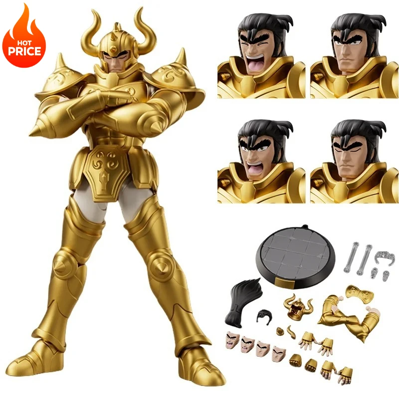 Blokees Saint Seiya Aldebaran Siegfried Pegasus Aquarius Action Figure Scorpio Milo Leo Aiolia المنقولة أنيمي نموذج دمية لعبة هدية #1