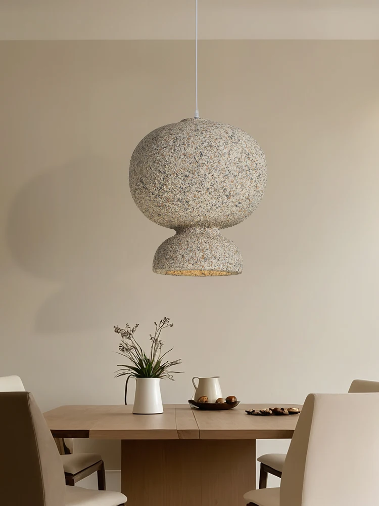 

Nordic Wabi Sabi Led Chandeliers For Dining Room Pendant Lamp Creative Model Room Lighting Bedroom Home Decoration Light Fixture