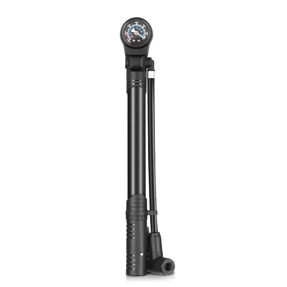 

1 Pc 120PSI Aluminum Alloy Air Pump Bike Pump Portable Frame Pump With Pressure Gauge Air Ball Inflator Mart Valve Accessories