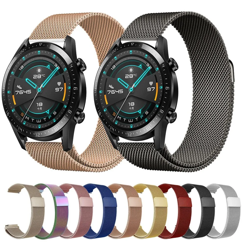 Milanese Metall Ersatzarmband Edelstahlarmband für Huawei WatchGT4 46mm 41mm Armband